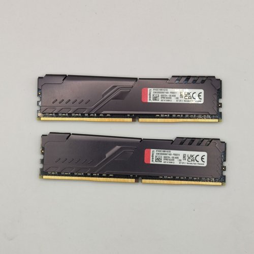 Озп Kingston DDR4 32GB (2x16GB) 3200Mhz FURY Beast Black (KF432C16BB1K2/32) (Відновлено продавцем, 891885) купити в Україні: Київ, Львів, Хмельницький, Тернопіль, Івано-Франківськ | Перевірка сумісності, низька ціна, відгуки, характеристики від TELEMART фото