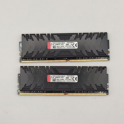 Озп HyperX DDR4 16GB (2x8GB) 3200Mhz Predator (HX432C16PB3K2/16) (Відновлено продавцем, 891889) купити в Україні: Київ, Львів, Хмельницький, Тернопіль, Івано-Франківськ | Перевірка сумісності, низька ціна, відгуки, характеристики від TELEMART фото