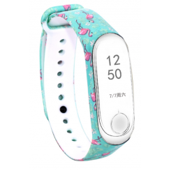 Xiaomi Mi Band 3 Colored Mix Blue Flamingo