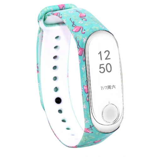 Xiaomi Mi Band 3 Colored Mix Blue Flamingo купити в Україні: Київ, Львів, Хмельницький, Тернопіль, Івано-Франківськ | Низька ціна, відгуки, характеристики від TELEMART фото