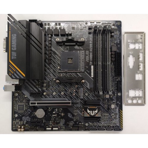 Материнська плата Asus TUF GAMING A520M-PLUS II (sAM4, A520) (Відновлено продавцем, 891894) купити в Україні: Київ, Львів, Хмельницький, Тернопіль, Івано-Франківськ | Перевірка сумісності, низька ціна, відгуки, характеристики від TELEMART фото