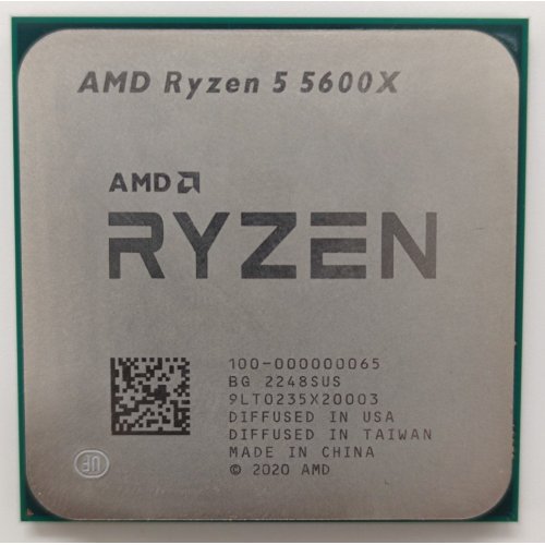 Процесор AMD Ryzen 5 5600X 3.7(4.6)GHz 32MB sAM4 Tray (100-000000065) (Відновлено продавцем, 891896) купити в Україні: Київ, Львів, Хмельницький, Тернопіль, Івано-Франківськ | Перевірка сумісності, низька ціна, відгуки, характеристики від TELEMART фото