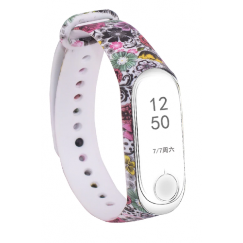 Xiaomi Mi Band 3 Colored Mix Colorful Flowers купити в Україні: Київ, Львів, Хмельницький, Тернопіль, Івано-Франківськ | Низька ціна, відгуки, характеристики від TELEMART фото