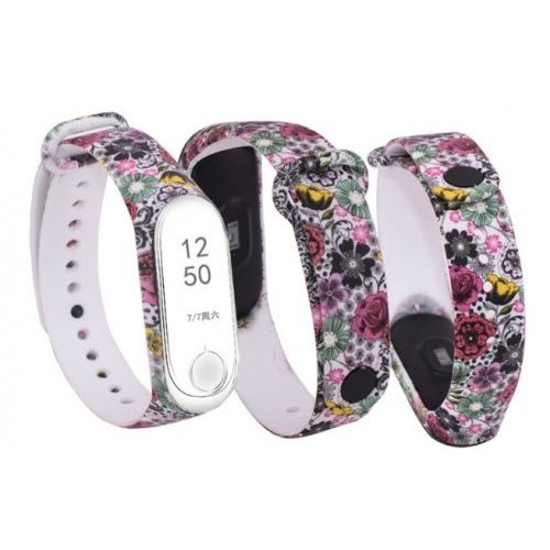 Xiaomi Mi Band 3 Colored Mix Colorful Flowers купити в Україні: Київ, Львів, Хмельницький, Тернопіль, Івано-Франківськ | Низька ціна, відгуки, характеристики від TELEMART фото