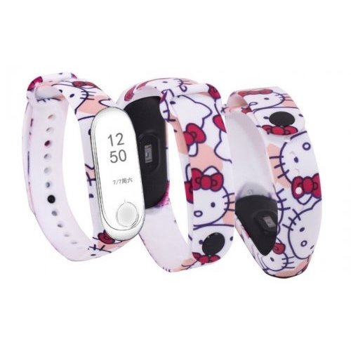 Xiaomi Mi Band 3 Colored Mix White Kitty купити в Україні: Київ, Львів, Хмельницький, Тернопіль, Івано-Франківськ | Низька ціна, відгуки, характеристики від TELEMART фото