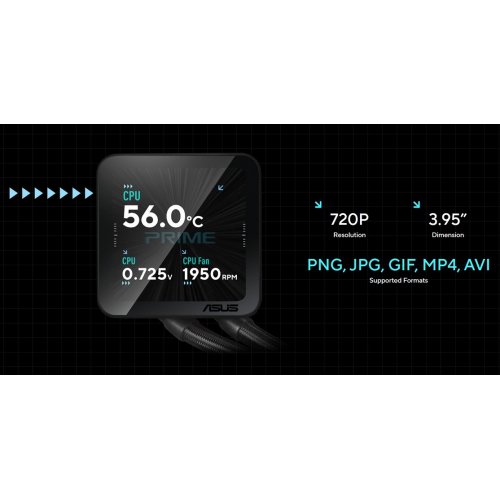Готова СВО Asus Prime LC II 360 ARGB LCD (90RC01Q1-B0EAY0) Black купити в Україні | Telemart фото