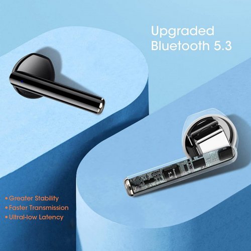 Навушники Blackview AirBuds 6 TWS (AIRBUDS 6_WH) White купити в Україні: Київ, Львів, Хмельницький, Тернопіль, Івано-Франківськ | Низька ціна, відгуки, характеристики від TELEMART фото
