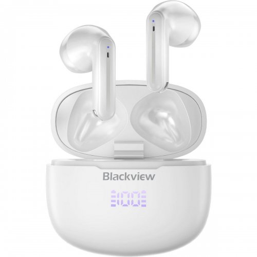 Навушники Blackview AirBuds 7 TWS (BVAIRBUDS7-WH) White купити в Україні: Київ, Львів, Хмельницький, Тернопіль, Івано-Франківськ | Низька ціна, відгуки, характеристики від TELEMART фото
