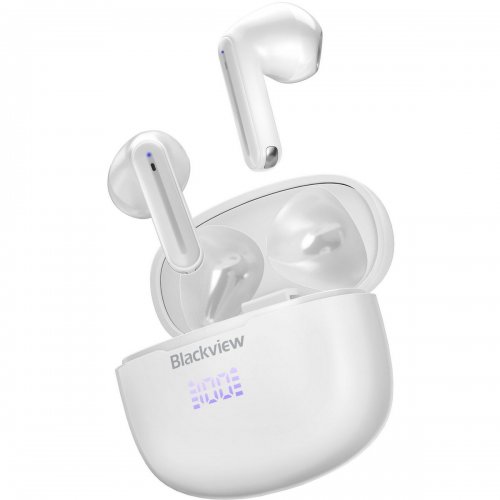 Навушники Blackview AirBuds 7 TWS (BVAIRBUDS7-WH) White купити в Україні: Київ, Львів, Хмельницький, Тернопіль, Івано-Франківськ | Низька ціна, відгуки, характеристики від TELEMART фото