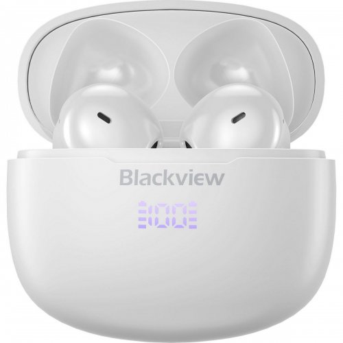 Навушники Blackview AirBuds 7 TWS (BVAIRBUDS7-WH) White купити в Україні: Київ, Львів, Хмельницький, Тернопіль, Івано-Франківськ | Низька ціна, відгуки, характеристики від TELEMART фото