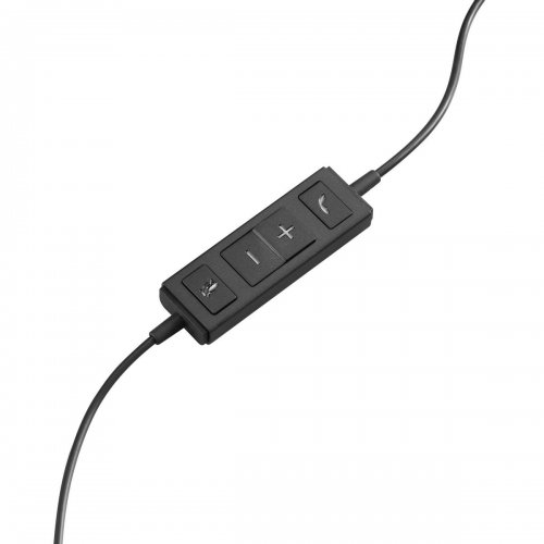 Наушники Logitech H570e Corded Mono (981-001427) Black купить в Украине: Киев, Днепр, Харьков, Одесса  | Низкая цена, отзывы, характеристики от TELEMART фото