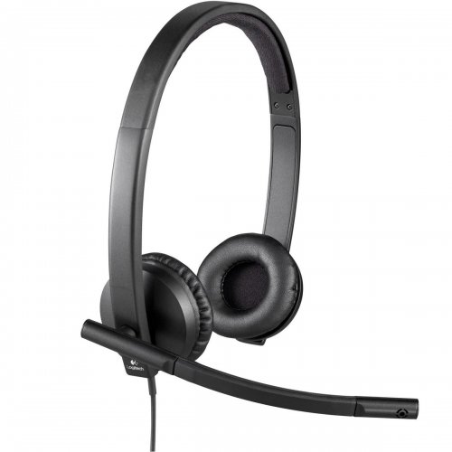Наушники Logitech H570e Corded Stereo (981-001430) Black купить в Украине: Киев, Днепр, Харьков, Одесса  | Низкая цена, отзывы, характеристики от TELEMART фото