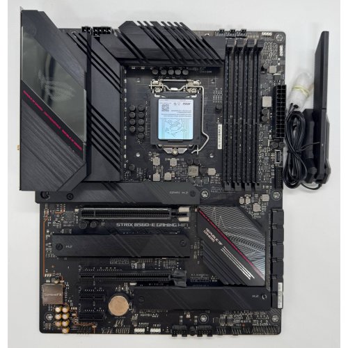 Материнская плата Asus ROG STRIX B560-E GAMING WIFI (s1200, Intel B560) (Восстановлено продавцом, 892037) купить в Украине: Киев, Днепр, Харьков, Одесса  | Проверка совместимости, низкая цена, отзывы, характеристики от TELEMART фото