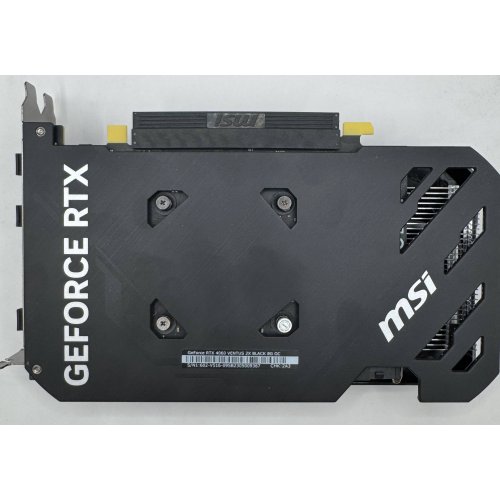 Видеокарта MSI GeForce RTX 4060 VENTUS 2X BLACK OC 8192MB (RTX 4060 VENTUS 2X BLACK 8G OC) (Восстановлено продавцом, 892040) купить в Украине: Киев, Днепр, Харьков, Одесса  | Проверка совместимости, низкая цена, отзывы, характеристики от TELEMART фото