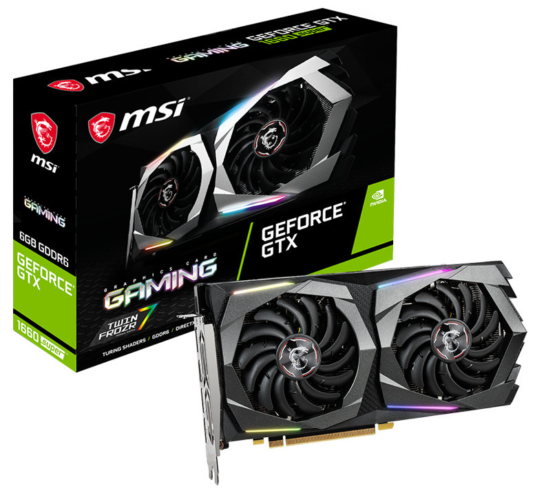Видеокарта MSI GeForce GTX 1660 SUPER Gaming 6144MB (GTX 1660