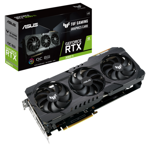 Відеокарта Asus TUF GeForce RTX 3060 Ti Gaming OC 8192MB (TUF-RTX3060TI-O8G-V2-GAMING) (Відновлено продавцем, 892062) купити в Україні: Київ, Львів, Хмельницький, Тернопіль, Івано-Франківськ | Перевірка сумісності, низька ціна, відгуки, характеристики від TELEMART фото