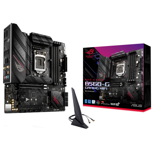 Материнская плата Asus ROG STRIX B560-G GAMING (WI-FI) (s1200, Intel B560) (Восстановлено продавцом, 892064) купить в Украине: Киев, Днепр, Харьков, Одесса  | Проверка совместимости, низкая цена, отзывы, характеристики от TELEMART фото