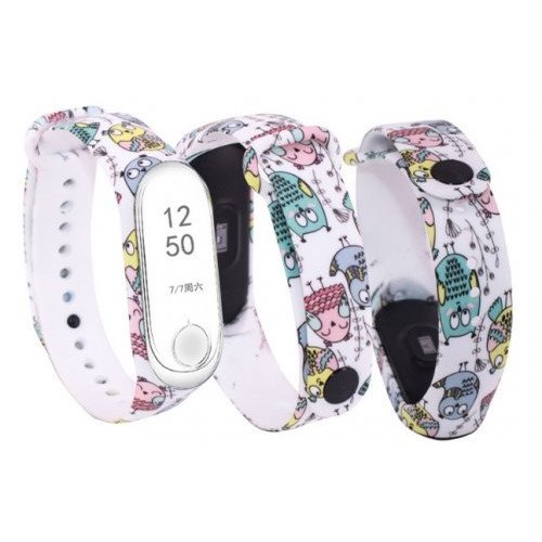 Xiaomi Mi Band 3 Colored Mix White Birdies купить в Украине: Киев, Днепр, Харьков, Одесса  | Низкая цена, отзывы, характеристики от TELEMART фото