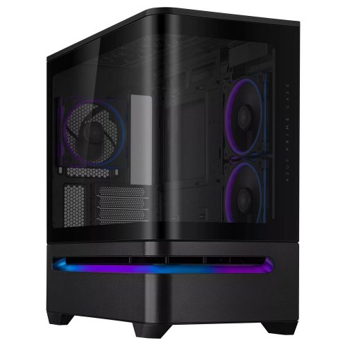 Корпус Asus Prime AP202 ARGB Tempered Glass без БП (90DC00P0-B19000) Black (Восстановлено продавцом, 892077) купить в Украине: Киев, Днепр, Харьков, Одесса  | Проверка совместимости, низкая цена, отзывы, характеристики от TELEMART фото