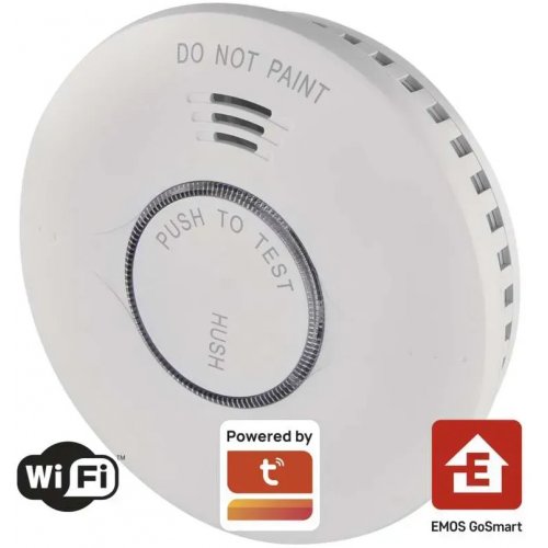 Датчик дыма Emos P56500S Wi-Fi купить в Украине: Киев, Днепр, Харьков, Одесса  | Низкая цена, отзывы, характеристики от TELEMART фото