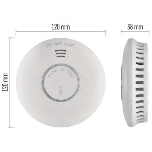 Датчик дыма Emos P56500S Wi-Fi купить в Украине: Киев, Днепр, Харьков, Одесса  | Низкая цена, отзывы, характеристики от TELEMART фото