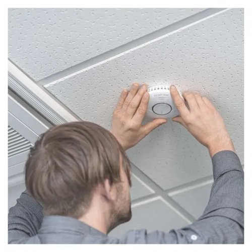 Датчик дыма Emos P56500S Wi-Fi купить в Украине: Киев, Днепр, Харьков, Одесса  | Низкая цена, отзывы, характеристики от TELEMART фото