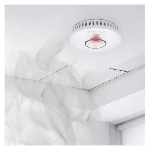 Датчик дыма Emos P56500S Wi-Fi купить в Украине: Киев, Днепр, Харьков, Одесса  | Низкая цена, отзывы, характеристики от TELEMART фото