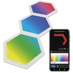 Комплект умного светодиодного освещения Emos ZIW223R HEXAGON Wi-Fi RGBIC