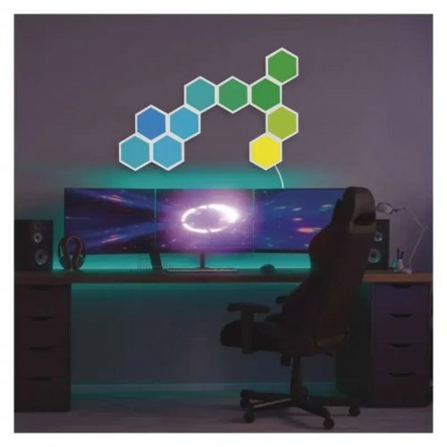 Комплект умного светодиодного освещения Emos ZIW223R HEXAGON Wi-Fi RGBIC купить в Украине: Киев, Днепр, Харьков, Одесса  | Низкая цена, отзывы, характеристики от TELEMART фото