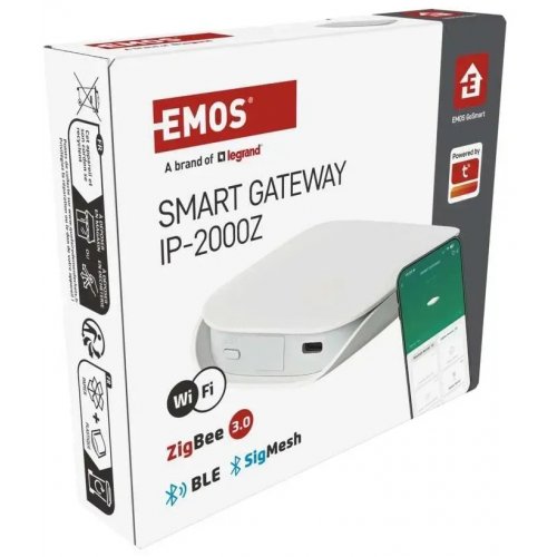 Багатофункціональний шлюз Emos ZigBee H5002 GoSmart Bluetooth/Wi-Fi купити в Україні | Telemart фото