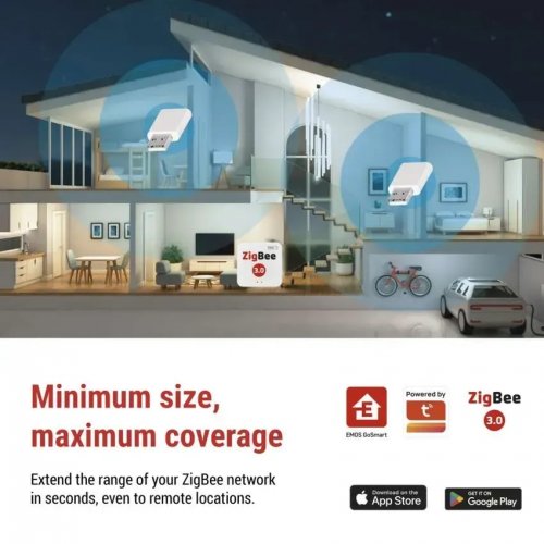 Повторитель усиления сигнала Emos ZigBee H5022 купить в Украине | Telemart фото