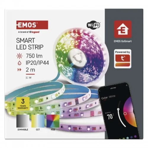 Світлодіодна стрічка Emos ZPW218R GoSmart Wi-Fi купити в Україні: Київ, Львів, Хмельницький, Тернопіль, Івано-Франківськ | Низька ціна, відгуки, характеристики від TELEMART фото