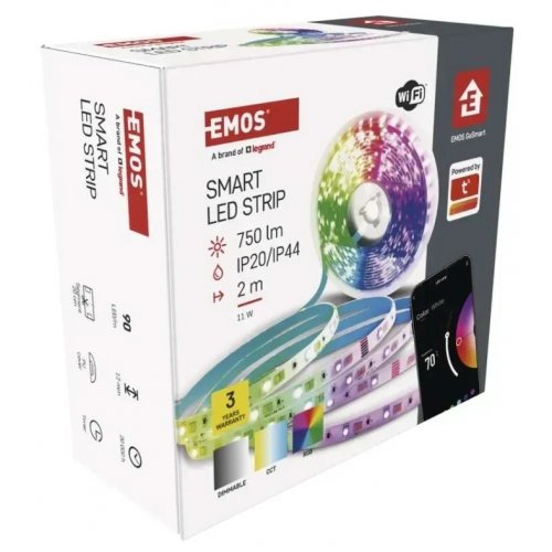 Світлодіодна стрічка Emos ZPW218R GoSmart Wi-Fi купити в Україні: Київ, Львів, Хмельницький, Тернопіль, Івано-Франківськ | Низька ціна, відгуки, характеристики від TELEMART фото