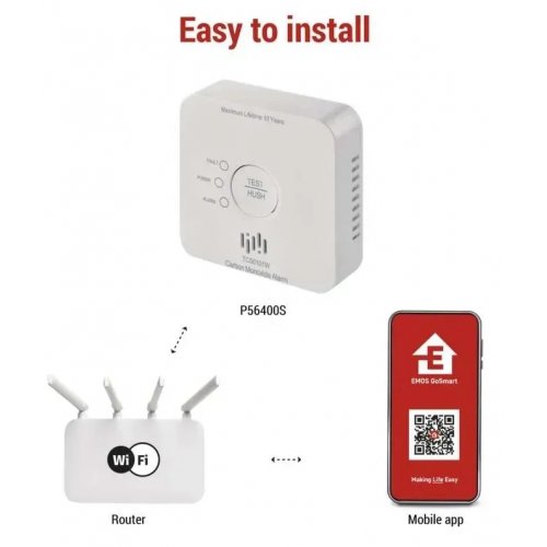 Сигнализатор Emos P56400S CO GoSmart Wi-Fi купить в Украине | Telemart фото