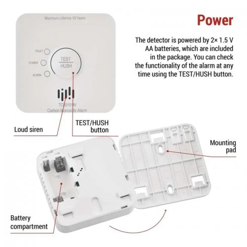 Сигнализатор Emos P56400S CO GoSmart Wi-Fi купить в Украине | Telemart фото
