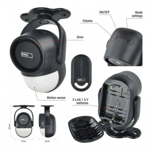 Сигналізація з датчиком руху Emos H8106 купити в Україні | Telemart фото