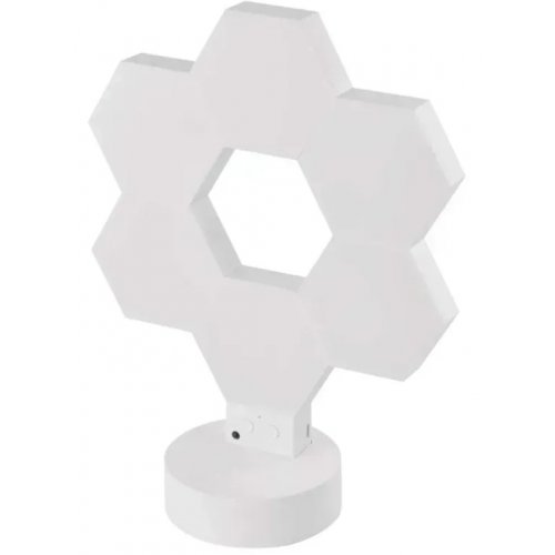Розумна декоративн світлодіодна настільна лампа Emos ZIW426R HEXAGON RGBIC Wi-Fi купити в Україні: Київ, Львів, Хмельницький, Тернопіль, Івано-Франківськ | Низька ціна, відгуки, характеристики від TELEMART фото