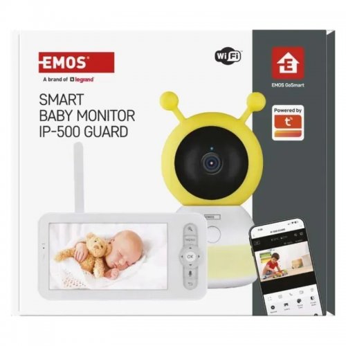 Розумна поворотна радіоняня Emos H4052 Wi-Fi купити в Україні | Telemart фото
