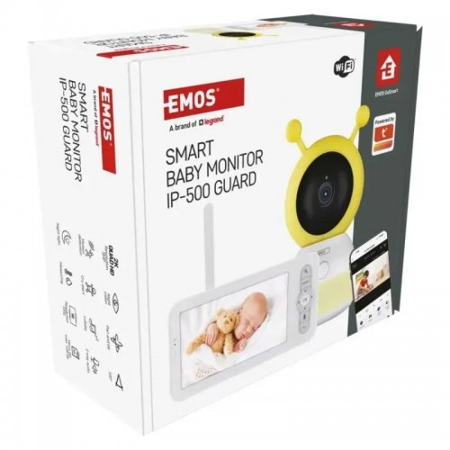 Розумна поворотна радіоняня Emos H4052 Wi-Fi купити в Україні | Telemart фото