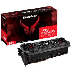 Видеокарта PowerColor Radeon RX 7900 XT Red Devil 20480MB (RX 7900 XT 20G-E/OC) (Восстановлено продавцом, 892110)