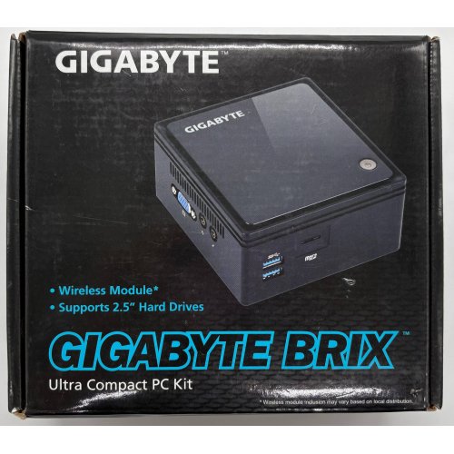 Gigabyte Brix (GB-BACE-3160) (Відновлено продавцем, 892125) купити в Україні: Київ, Львів, Хмельницький, Тернопіль, Івано-Франківськ | Низька ціна, відгуки, характеристики від TELEMART фото
