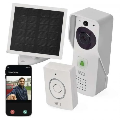 Розумний бездротовий відеодзвінок Emos H4030 GoSmart Wi-Fi купити в Україні | Telemart фото