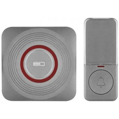 Розумний бездротовий дверний дзвінок Emos P5735SS Wi-Fi купити в Україні | Telemart фото