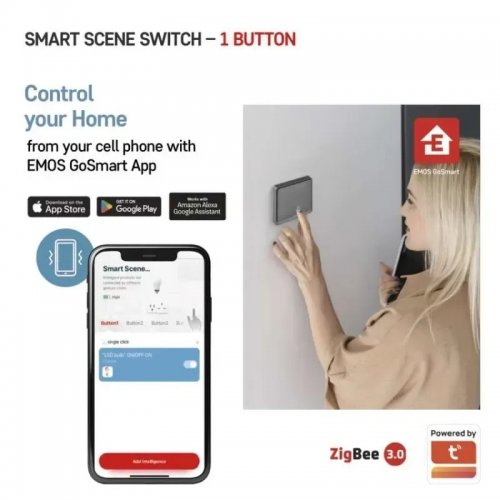 Розумний вимикач Emos H5014 GoSmart купити в Україні | Telemart фото