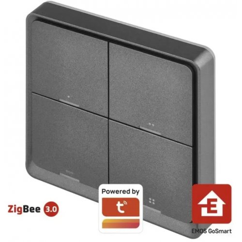 Розумний вимикач Emos ZigBee H5016 купити в Україні | Telemart фото