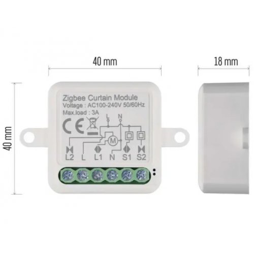 Умный модуль двигателя Emos ZigBee H5109 купить в Украине | Telemart фото