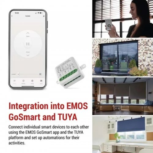 Умный модуль двигателя Emos ZigBee H5109 купить в Украине | Telemart фото