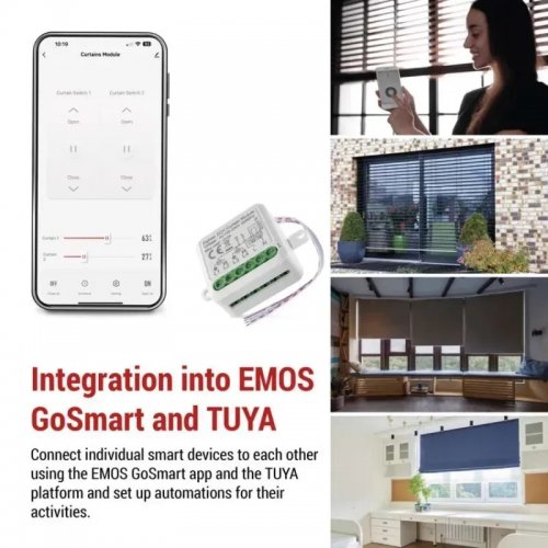 Розумний модуль двигуна Emos ZigBee H5110 купити в Україні | Telemart фото