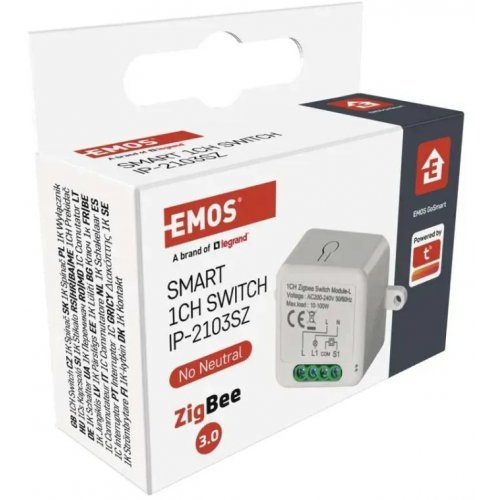 Умный модуль переключателя Emos ZigBee H5103 купить в Украине | Telemart фото