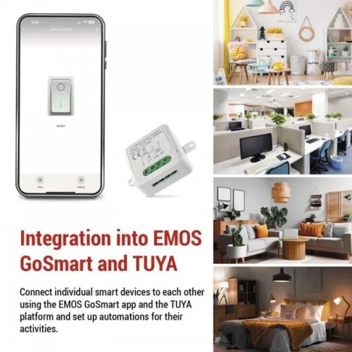 Умный модуль переключателя Emos ZigBee H5103 купить в Украине | Telemart фото